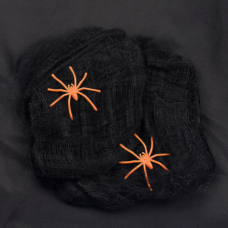 Halloween Ghost Festival Spider Cotton Haunted House Bar Scene Layout Decoration Supplies