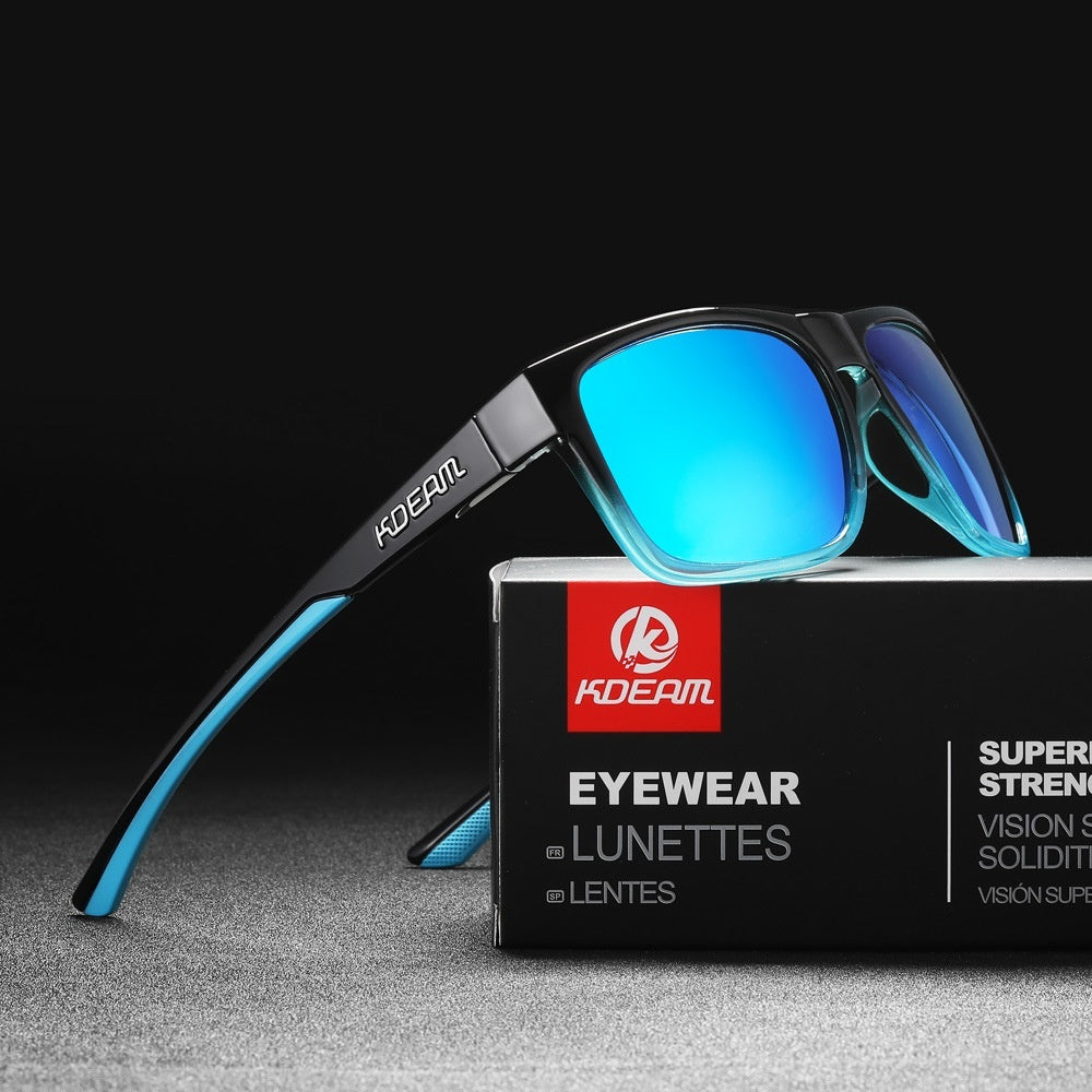 Colorful Real Film Lure Fishing Sunglasses