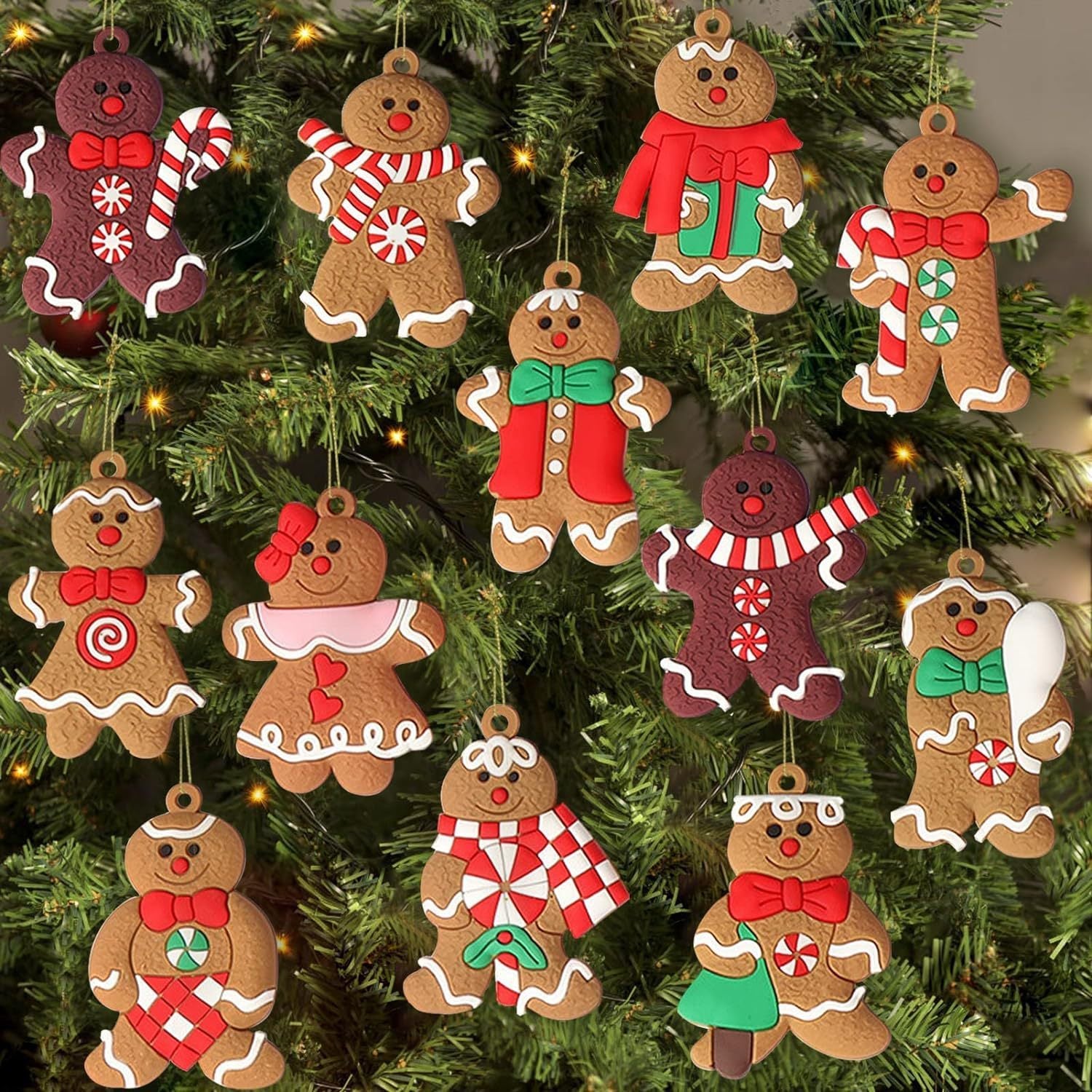 Soft Rubber Christmas Tree Ornament Pendant