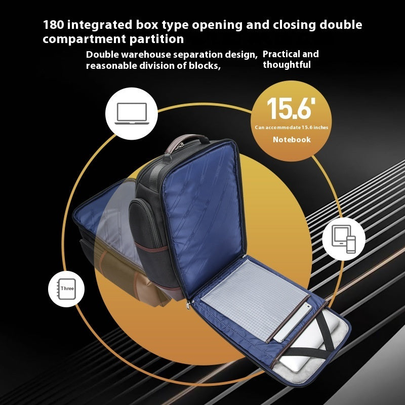 Multi-pocket Schoolbag Large Capacity Multifunctional Oxford Cloth Travel Laptop Bag