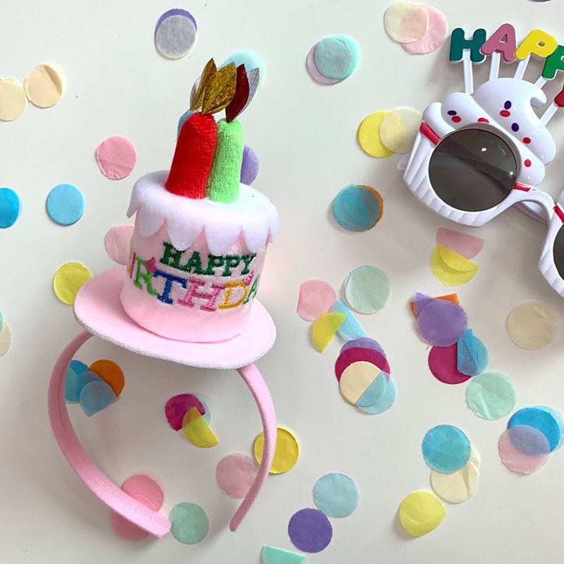 Cute Birthday Cake Birthday Headband Party Dress Up