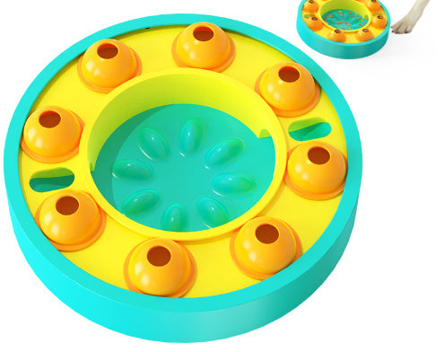 Interactive Dog Puzzle Slow Feeder Bowl – IQ & Training Toy
