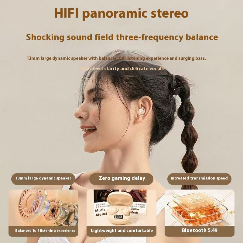 Wireless Bluetooth Headset Sleep Headset Sports Good-looking Unisex