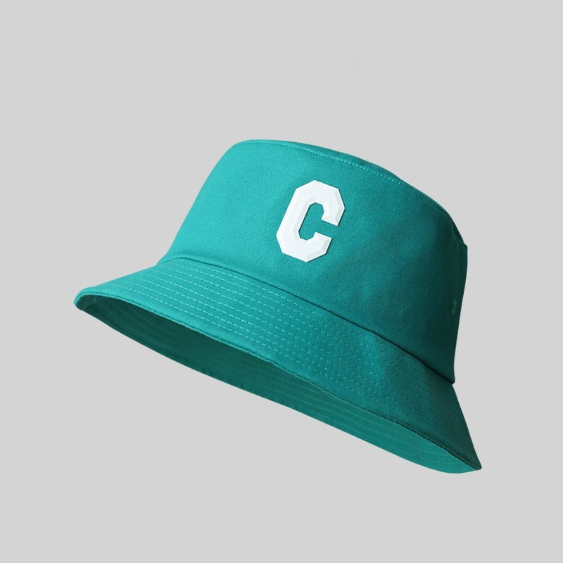 Big Head Circumference Bucket Hat All-match Letters Sun Hat