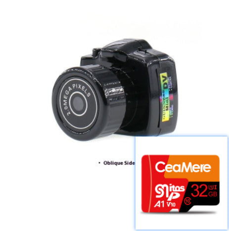 Y2000 Outdoor Sports Small Camera Riding Recording Digital DV Camera