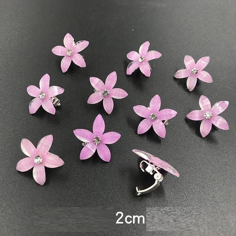 Braided Hair Headdress Small Hairclip Rhinestone Mini Hair Clip Children