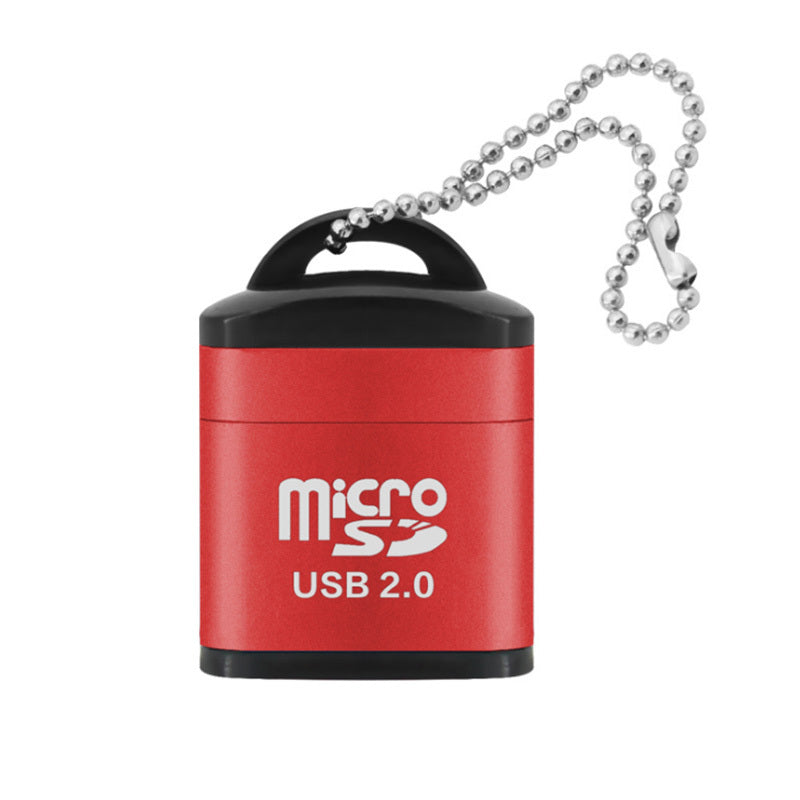 Aluminum Alloy Mini Card Reader MicroSDTF Card Mobile Phone Memory Card