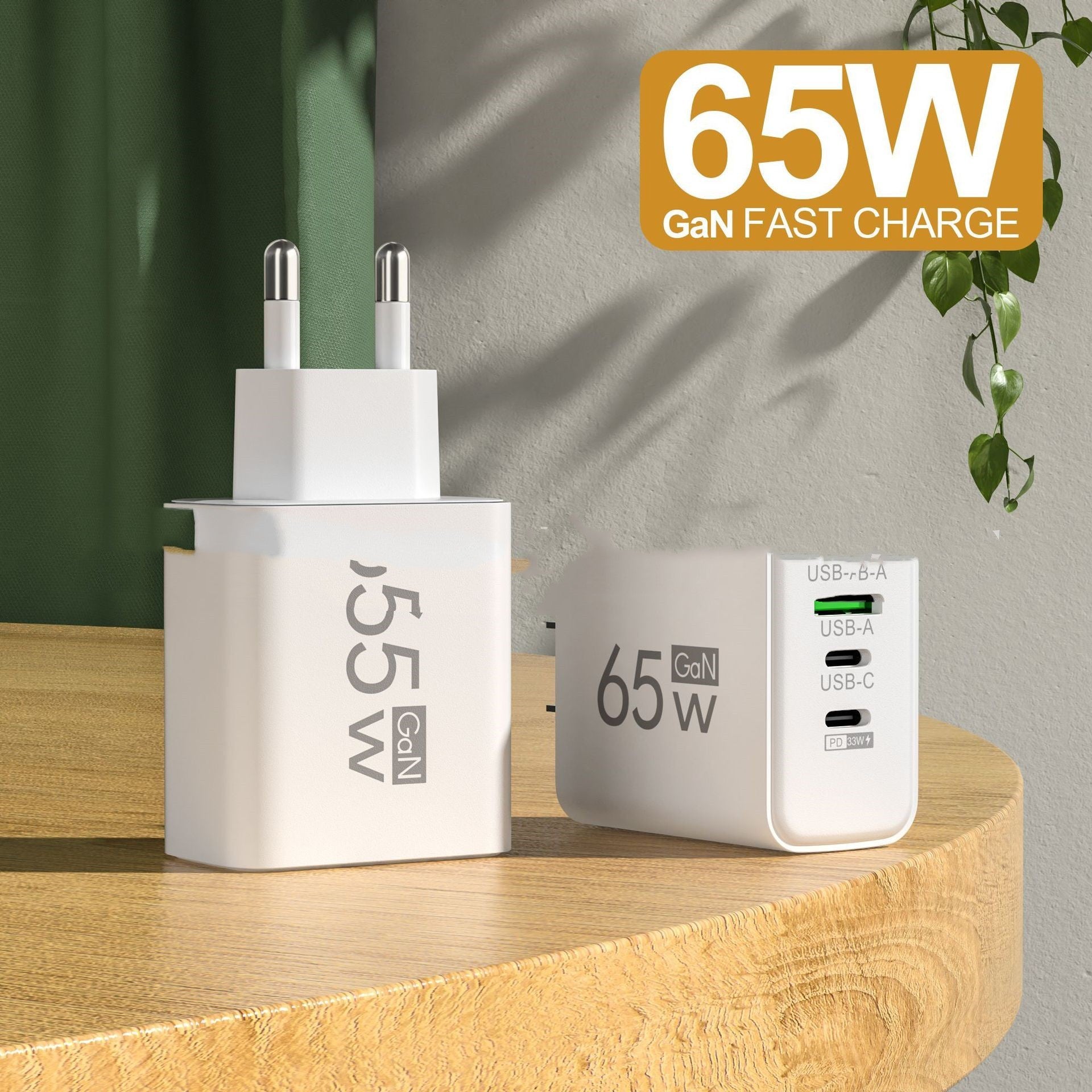 Frosted Square Multi-port Mobile Phone Charger