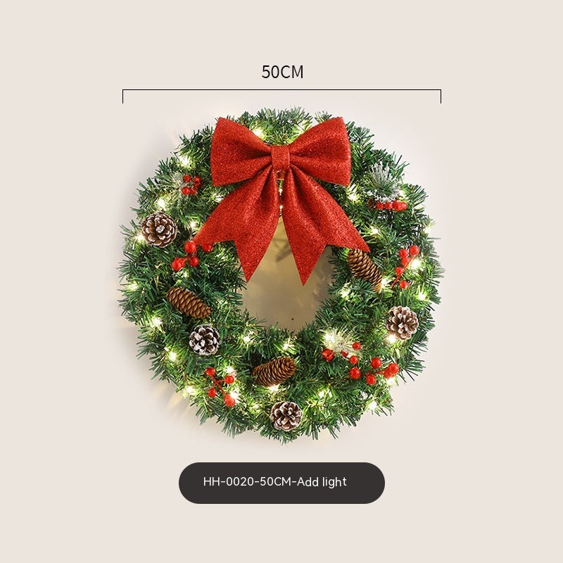Christmas Garland Decoration Door Hanging Scene