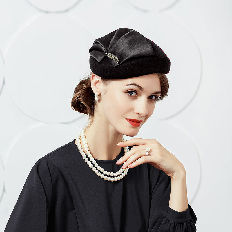 Women's Fashion Woolen Hat Elegant And Versatile