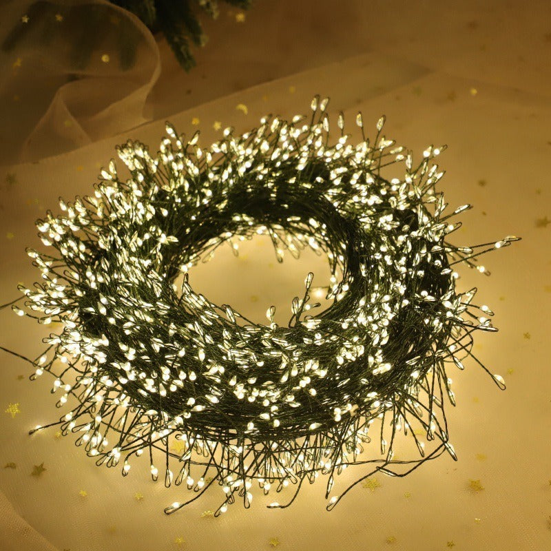 Led Lighting Chain Firecracker Christmas Tree Copper Wire Light
