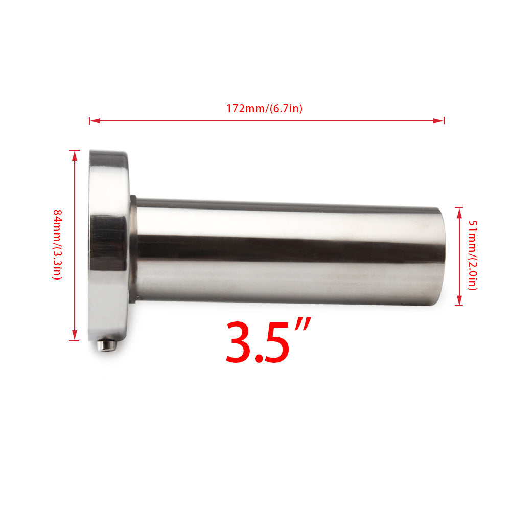 Car Universal Exhaust Pipe Silencer Adjustable 304 Stainless Steel