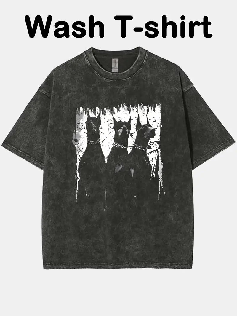 Men's Printed Short Sleeved Shirt