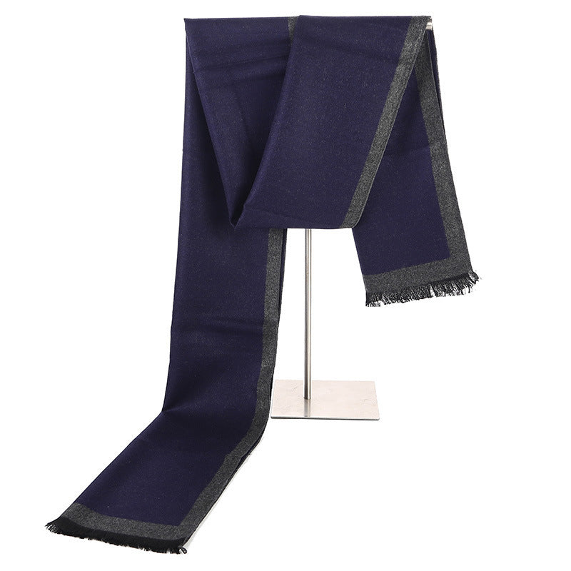 Men’s Winter Scarf – Warm Polyester Cotton in Multiple Colors