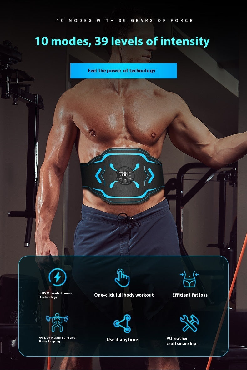 Intelligent Timed EMS Massage Belt For Lazy People To Exercise At Home
