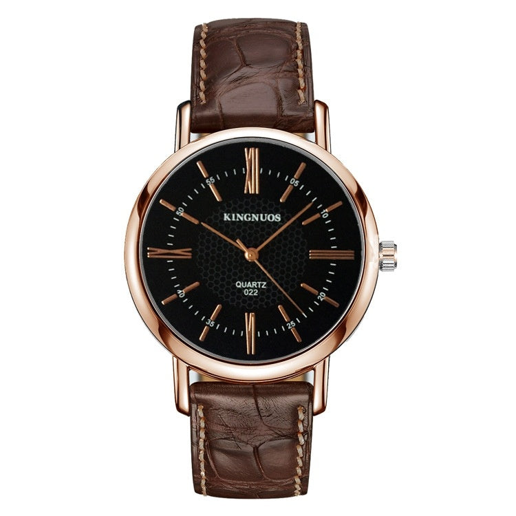 Fashionable Rose Gold Roman Digital Belt Couple Student Belt Watch Factory Direct Sales