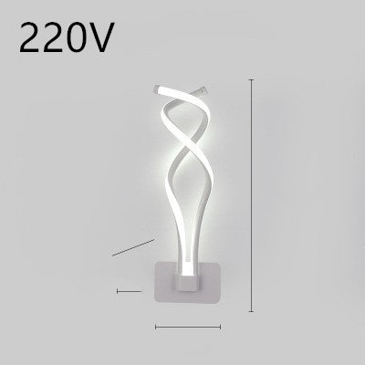 Silicone Shade LED Bedside Wall Lamp Button Switch
