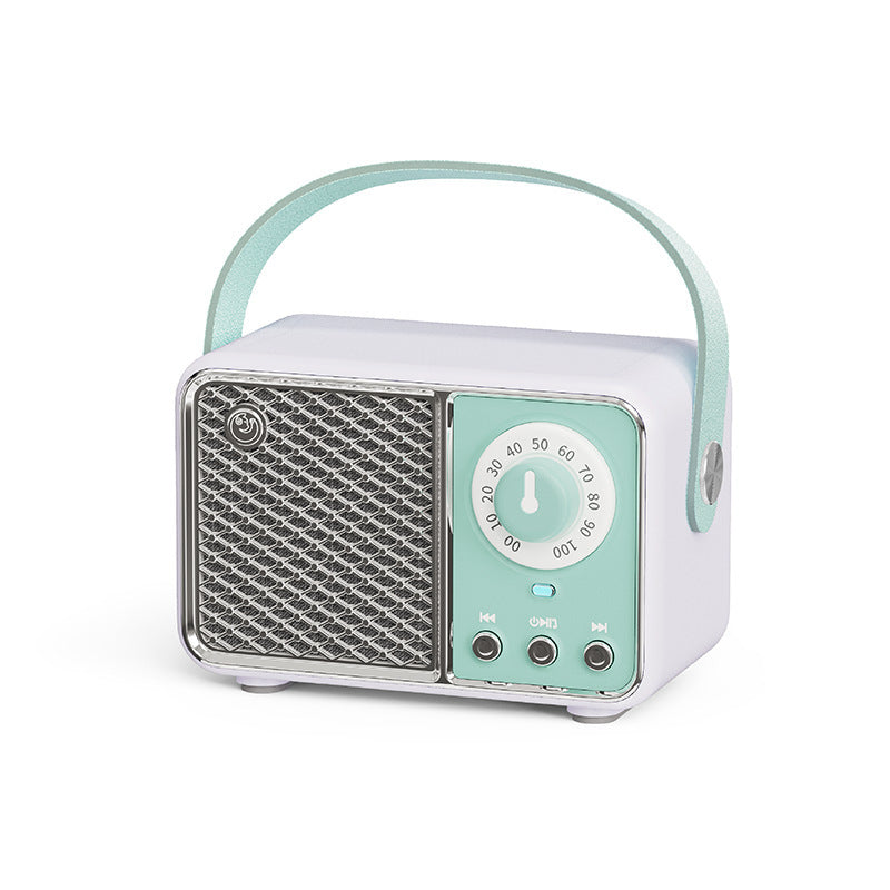 Plastic Bluetooth Retro Mini Speaker For Car And Desk