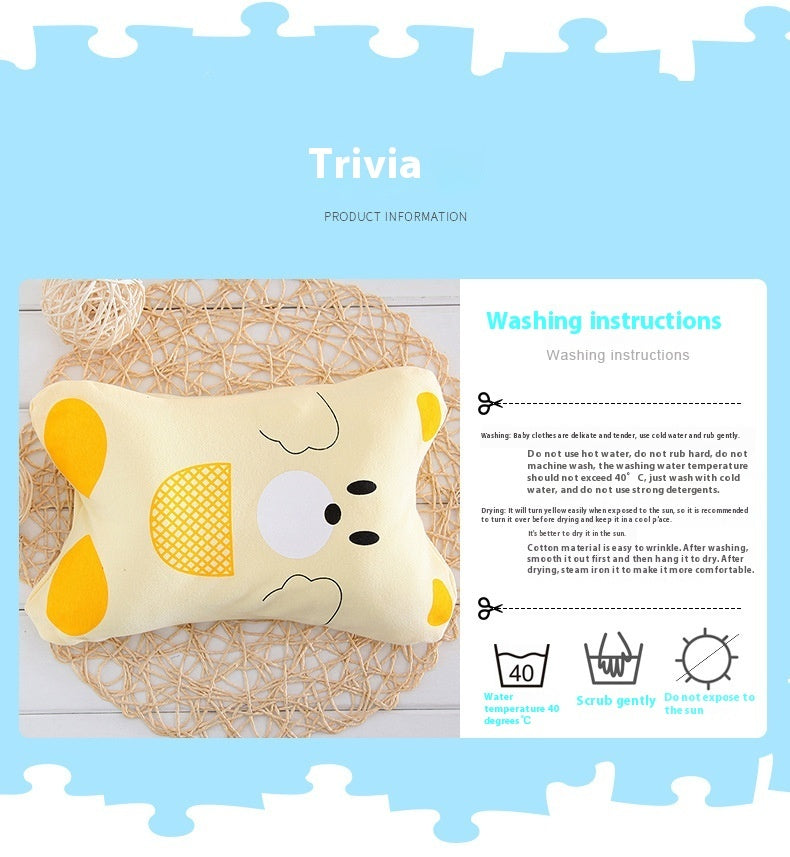Detachable Baby Pillow – Removable & Washable Infant Head Support