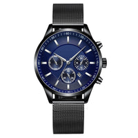 Black Blue Silver