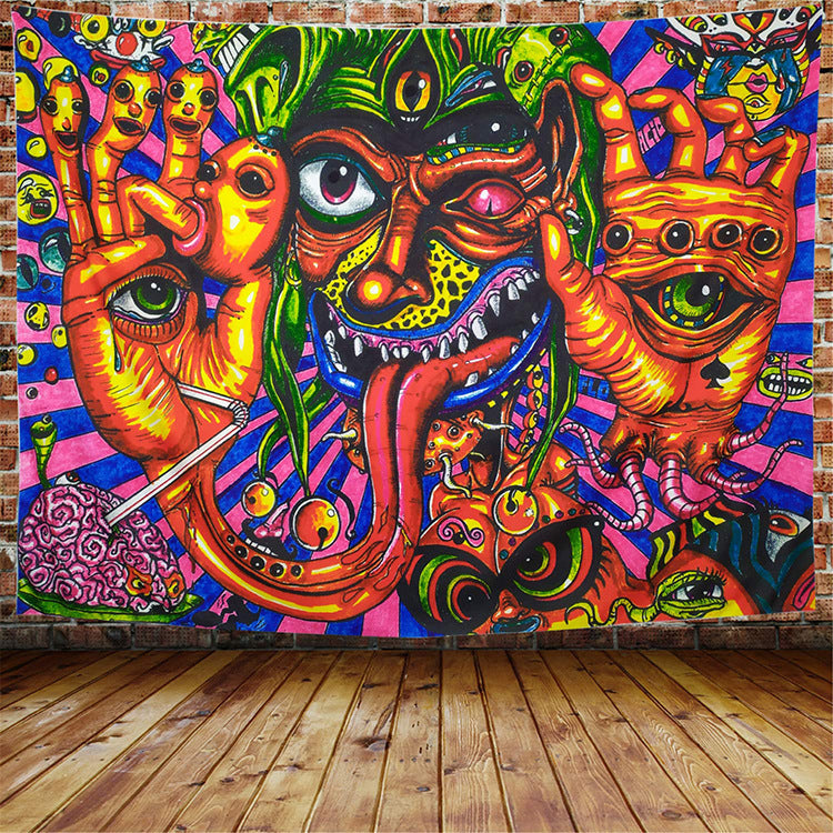 Home Decoration Psychedelic Background Cloth