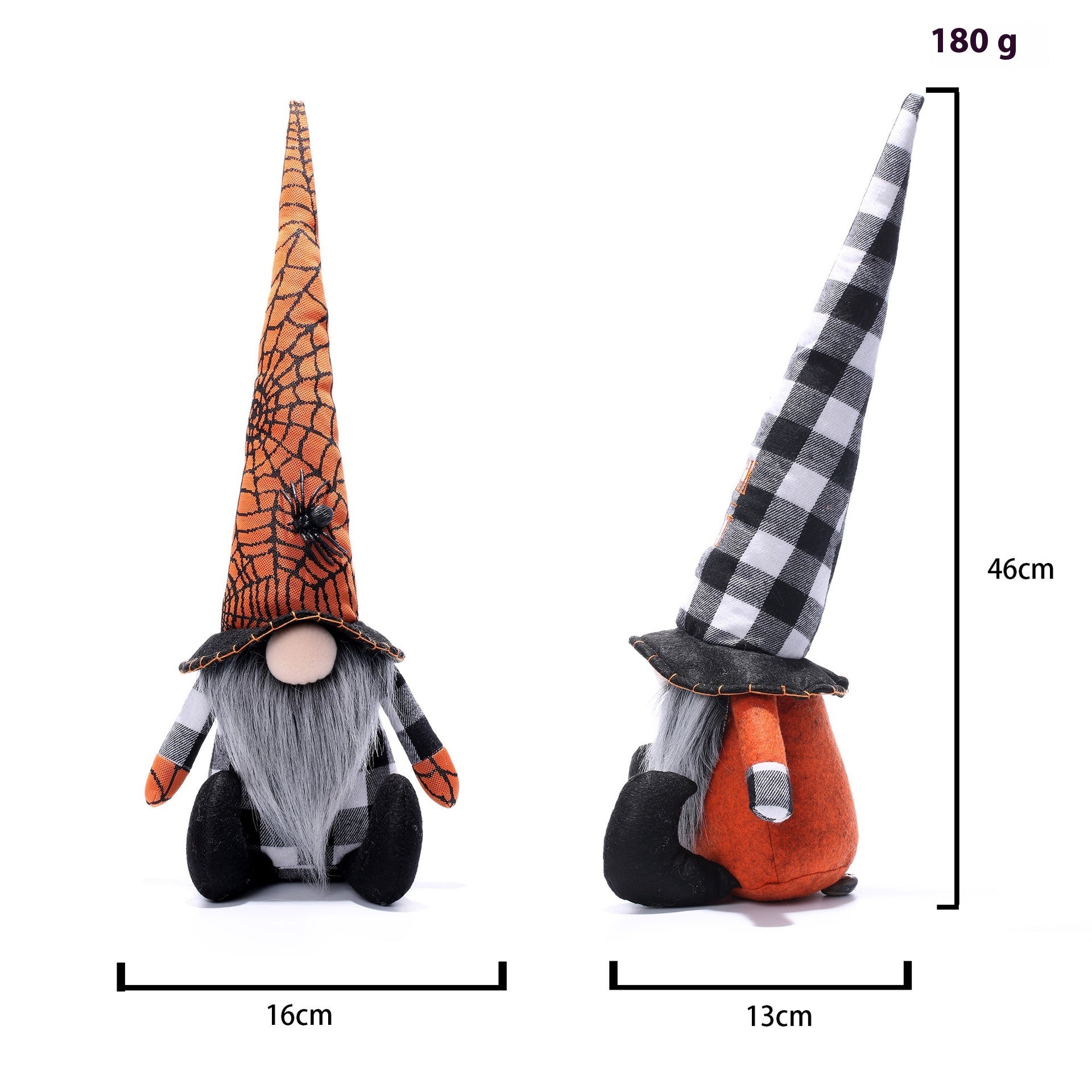 Halloween Faceless Doll Embroidered Doll Ornaments Decoration