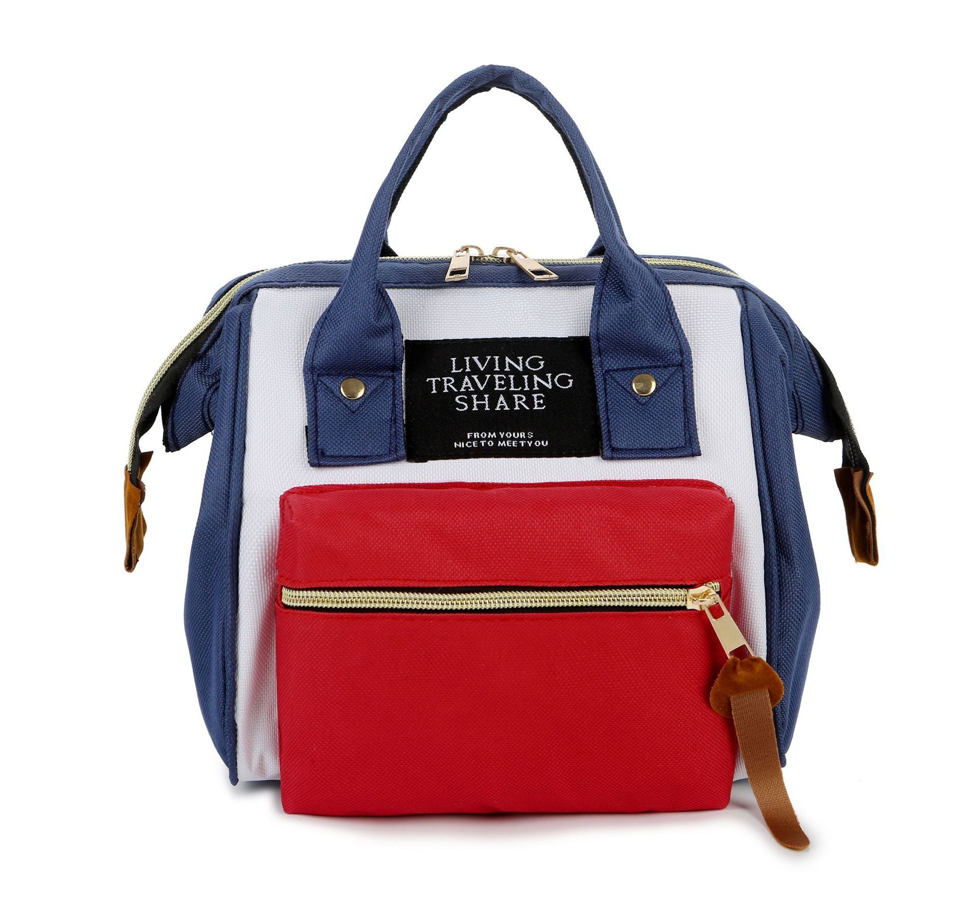 MomMini Oxford Shoulder Backpack – Compact, Cute & Functional for Moms