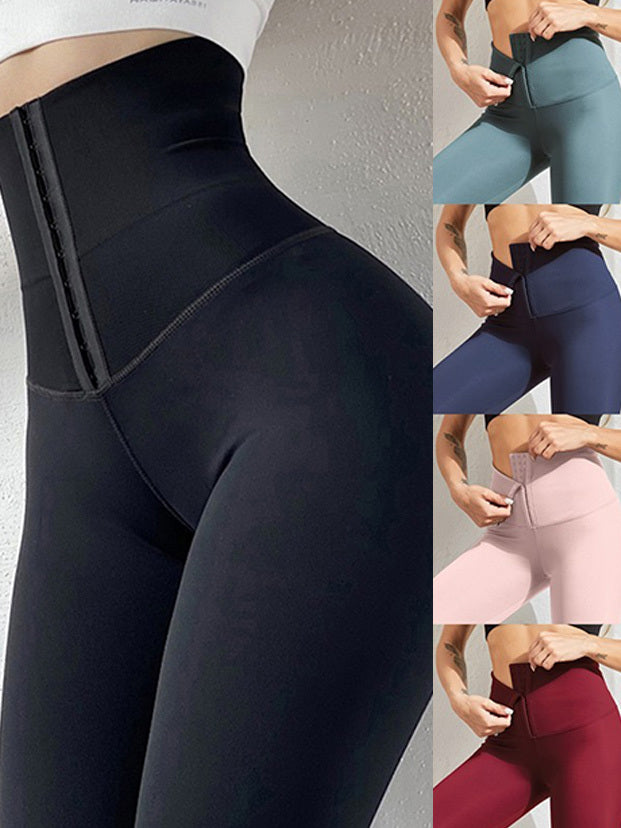Women's Seamless Leggings Nylon High Waist Slim Fit