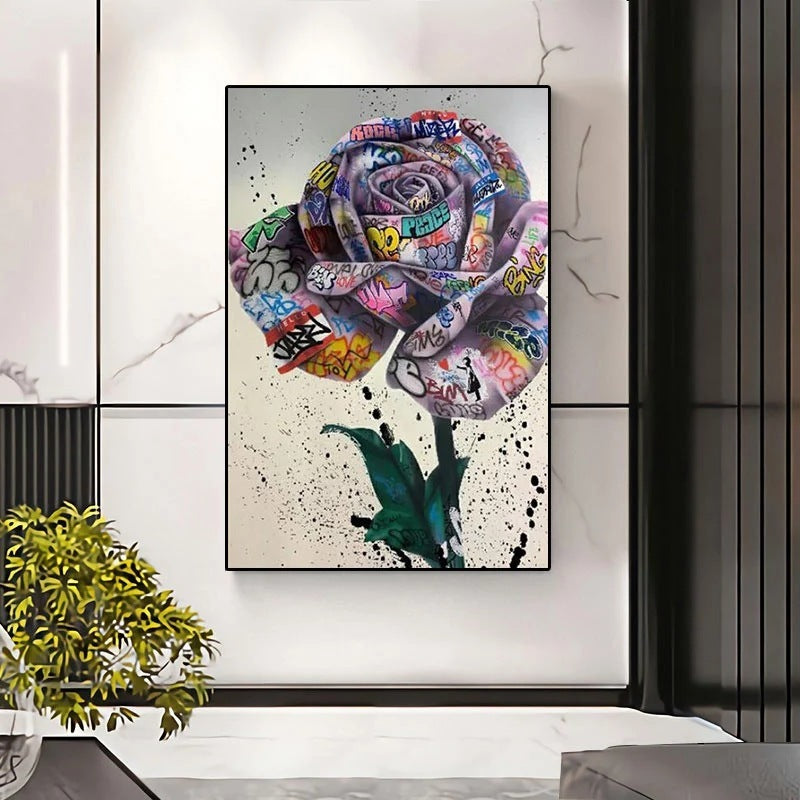 Frameless Wall Hanging Art – Canvas Painting for Bedroom Decoration