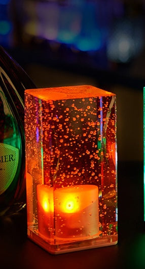 Bar Table Lamp LED Rechargeable Bar Table Lamp Night Light Clear Bar Table Lamp