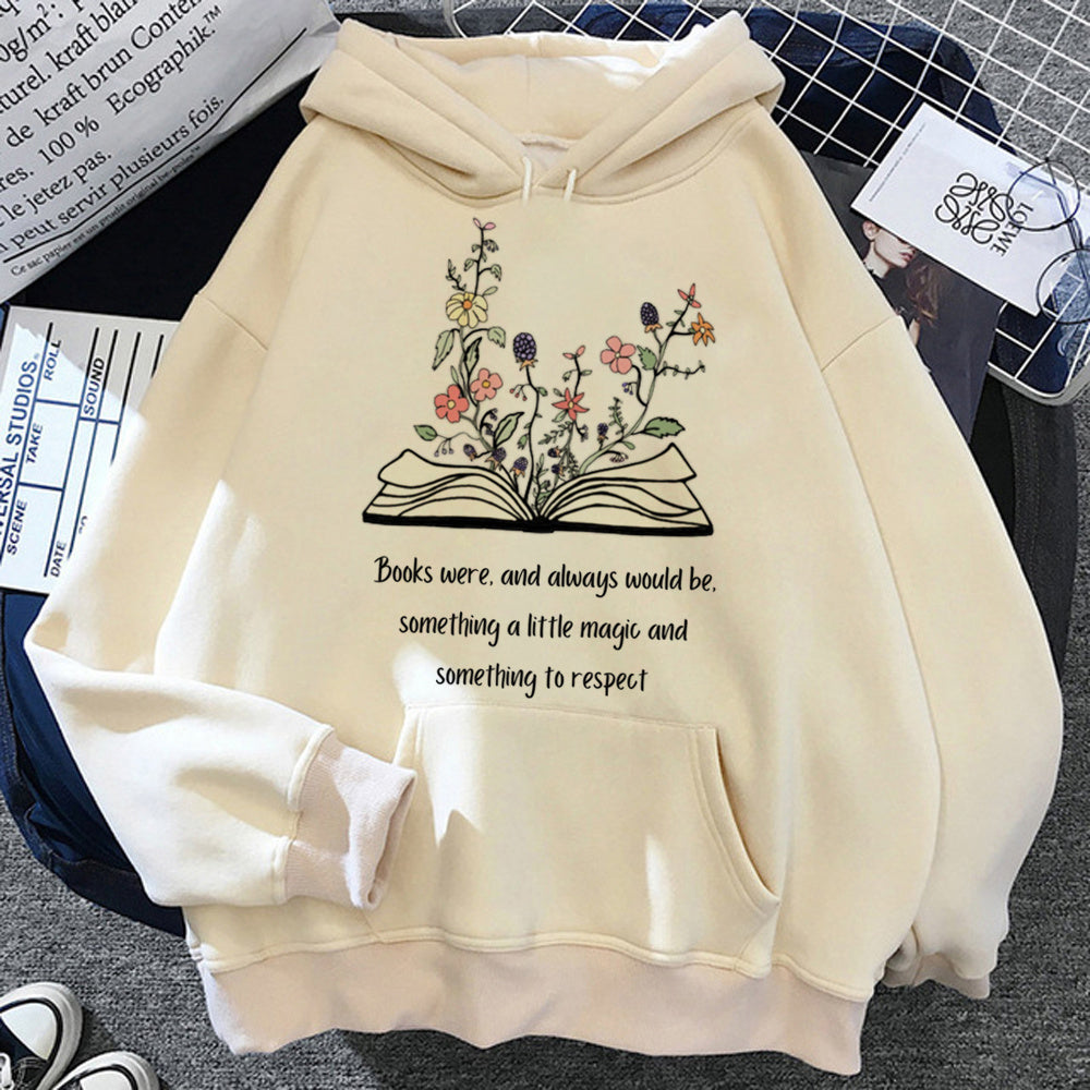 Women Japanese Gothic Aesthetic Hoodie Polyester Relaxed