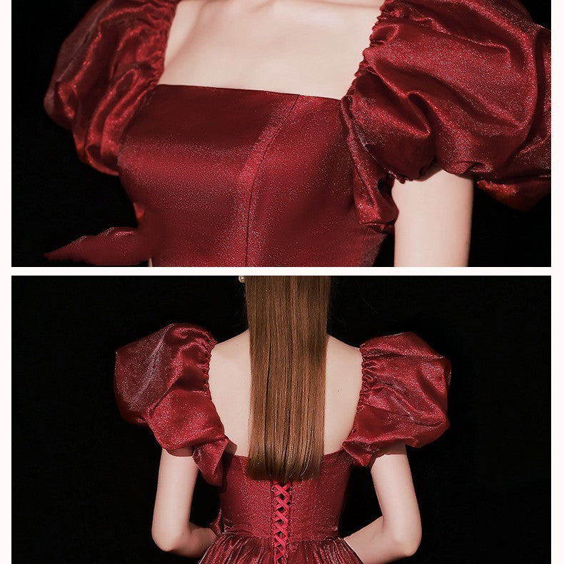 New Spring Temperament Engagement Long Dress