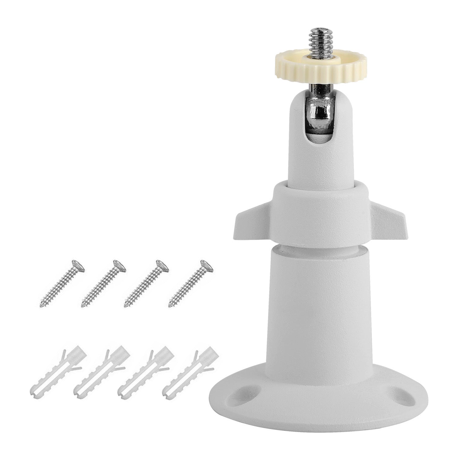 3 Packs  Per Set Security Camera Wall Mount For Arlo 360 Degree Adjustable Camera Holder Garden Patio Screw Mount Universal Fit For  Imperial Standard Screw Interface No Camera