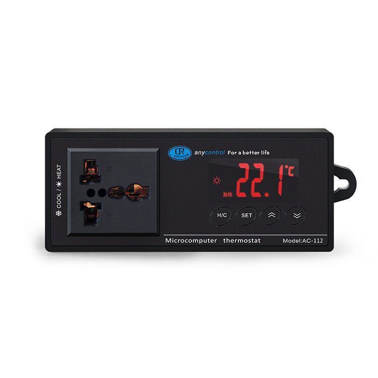 Digital Display Aquarium Thermostat Pet Reptile Insert Row Fish Tank