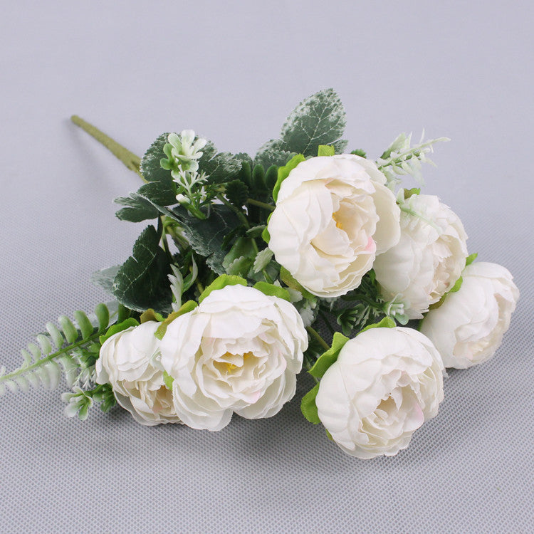 Instagram Simulation Peony Wedding Bouquet Held In Hand