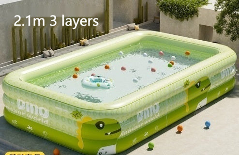 Household Outdoor Inflatable Pool Thickened Plastic Children's Inflatable Swimming Pool