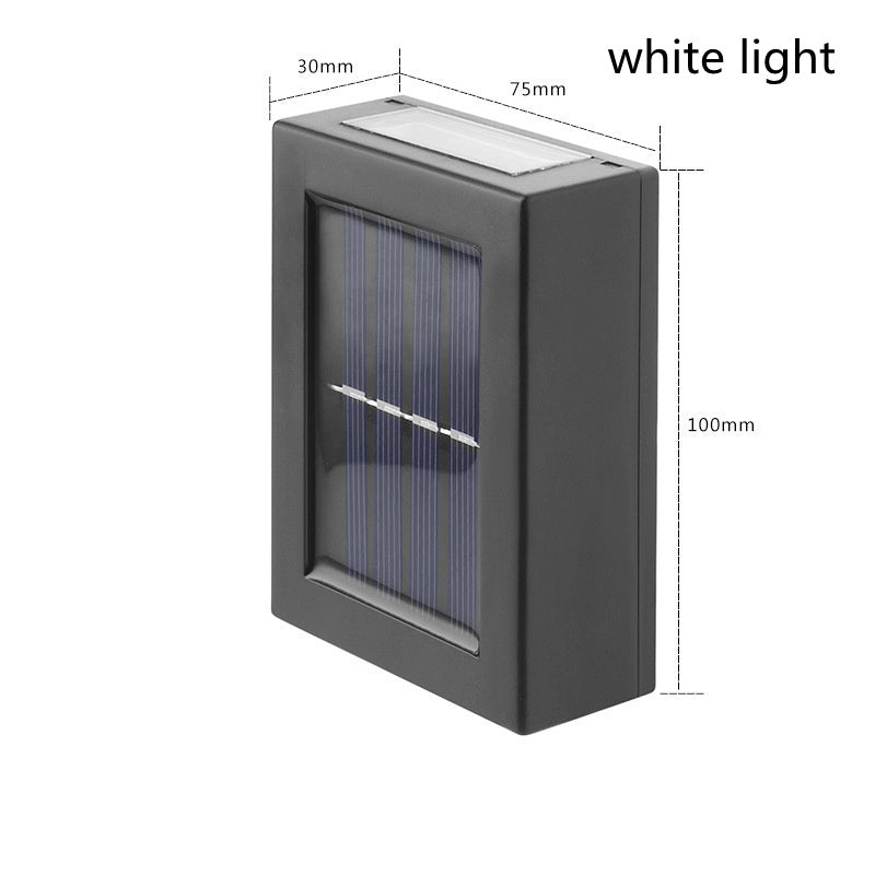 Solar Night Light Outdoor Decorative Garden Wall Lamp