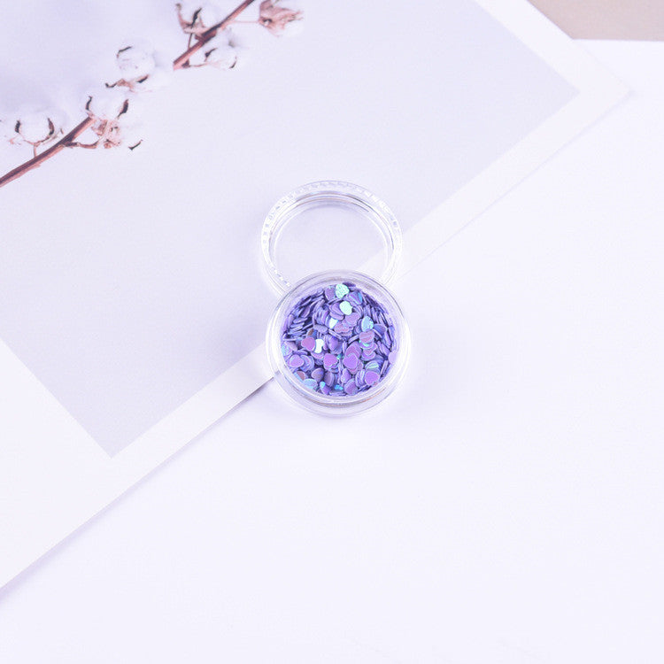3mm Heart Laser Sequin Decorative Patch