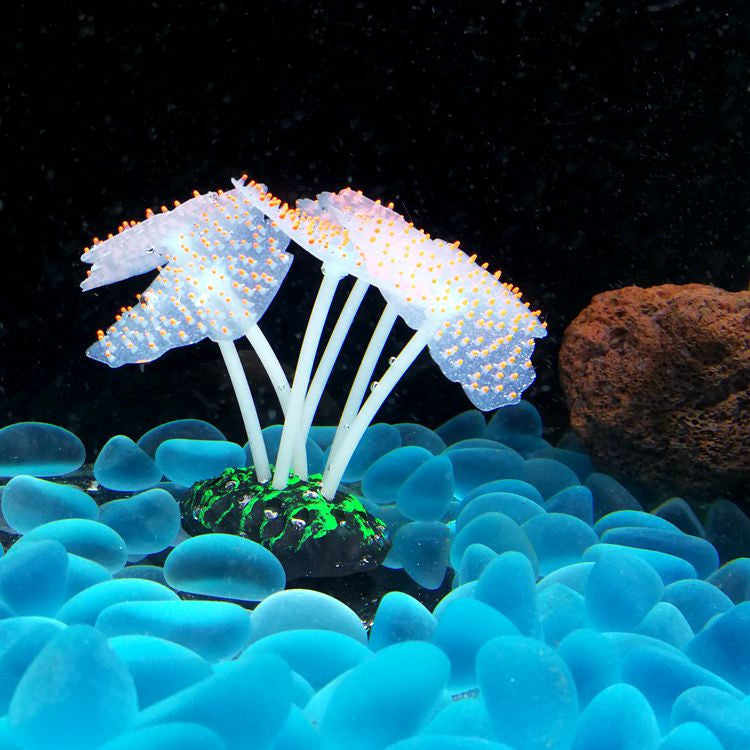 Luminous Silicone Underwater World Fluorescent Fake Coral Aquarium Landscaping