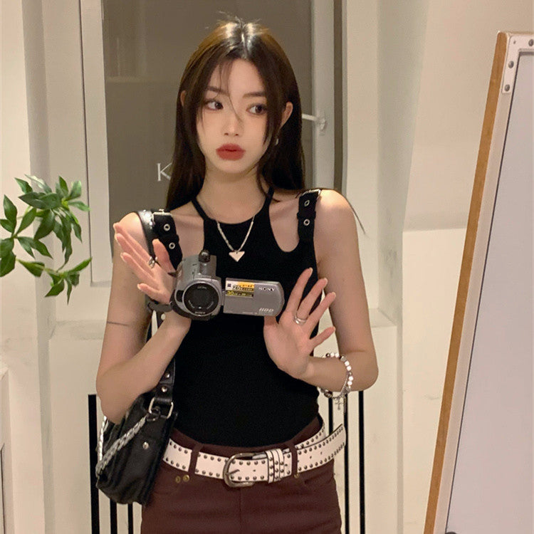 Strapless Slim Tank Top T-shirt Women