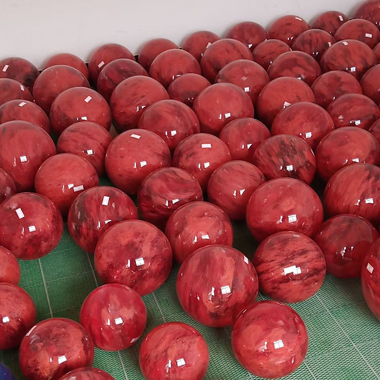 Home Red Crystal Ball Ornaments