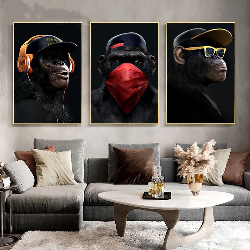 Modern Fashion Wall Art – Popular Poster Canvas Painting for Home Decoration