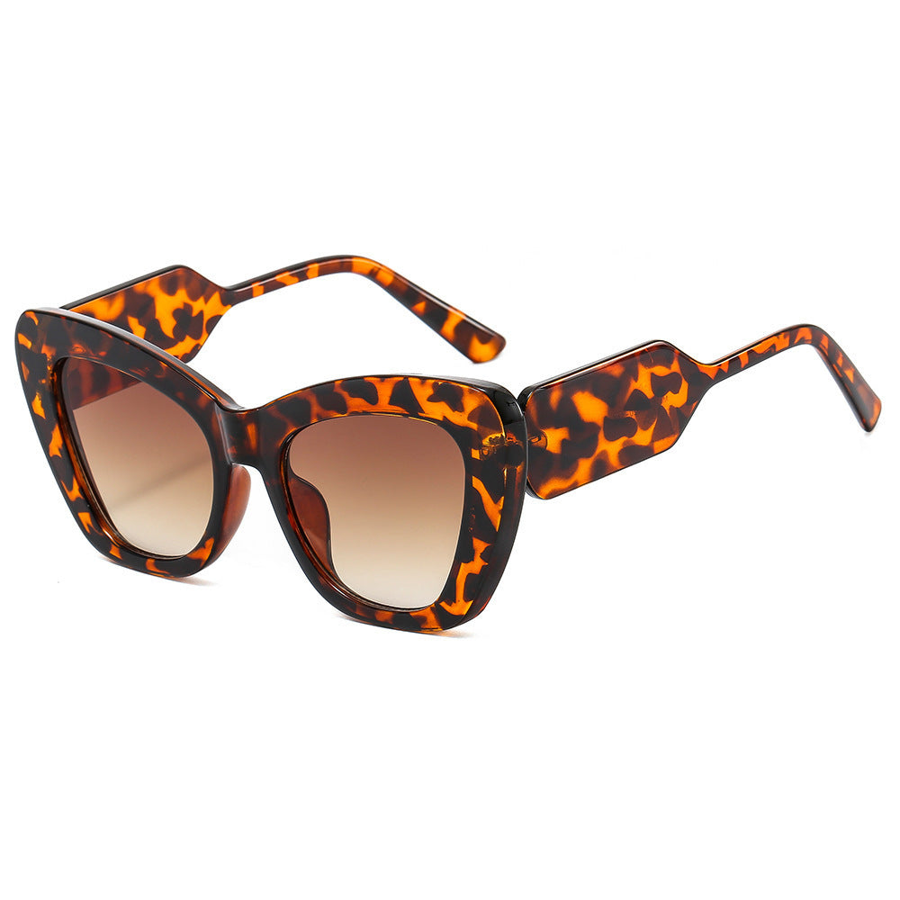Plain Contrast Color Sunglasses – European & American Fashion Sun Glasses