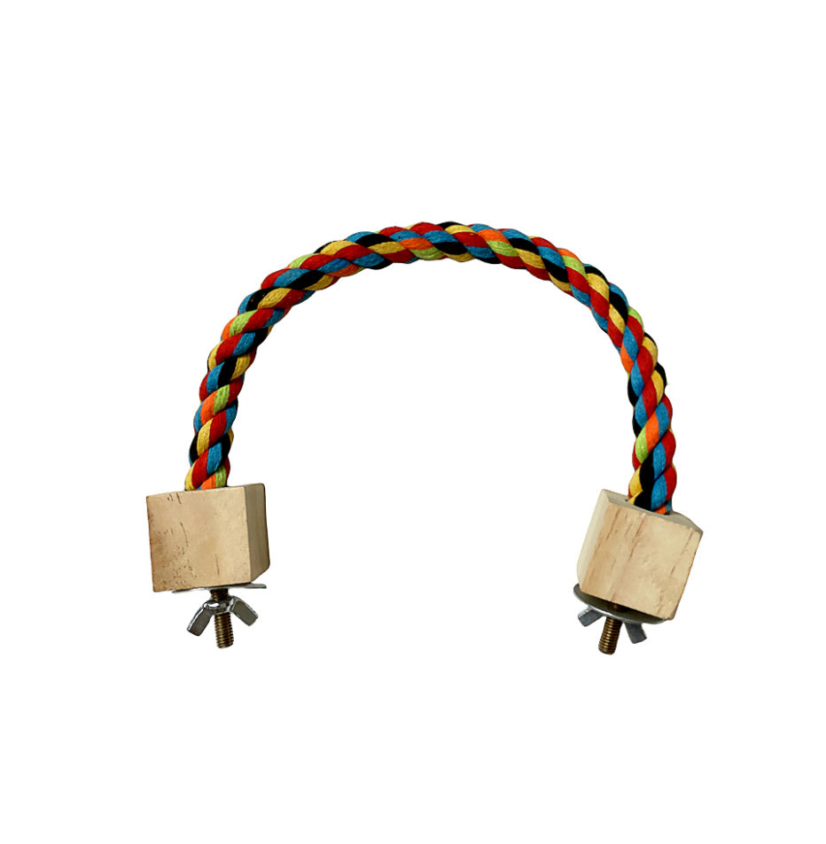 Parrot Climbing Rope Toy Bird Swing Rings