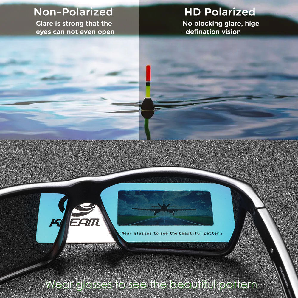 Sports Fishing Glasses with Silicone Nose Pad