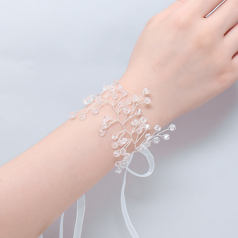 Korean Style Super Fairy Sisters Children’s Hand Flower – Beautiful Bride Wedding Sen Bracelet