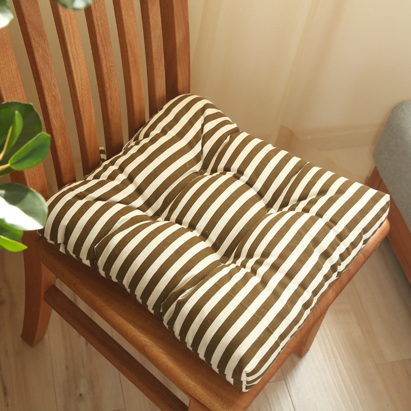 Thicken Belt Straps Chair Cushion Seat Cushion Breathable Fabric Butt Seat Cushion