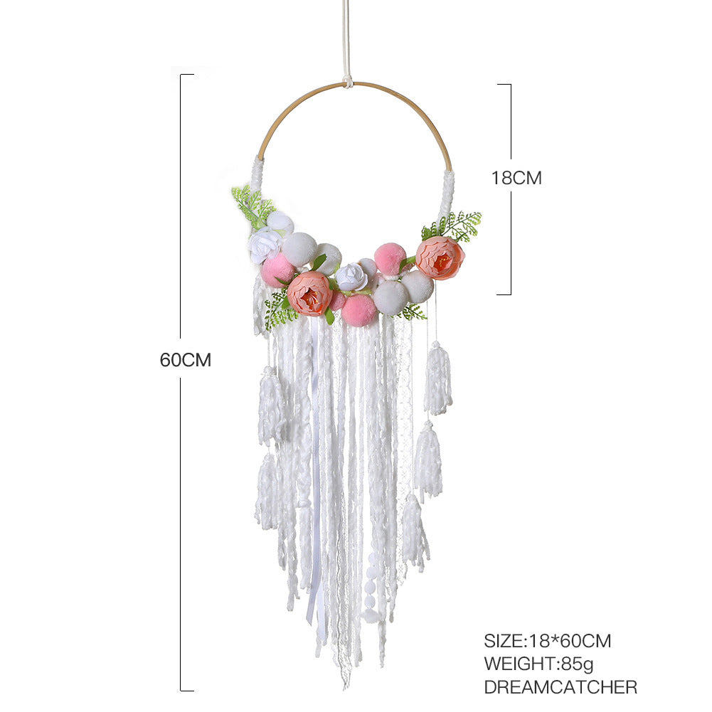 Simple Flower Language Feather Pendant Creative Wedding Tassel