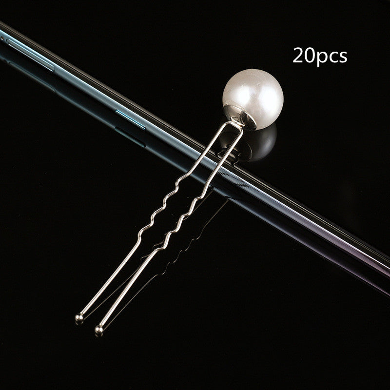 Pearl Hairpin Temperament Ball Head Girls