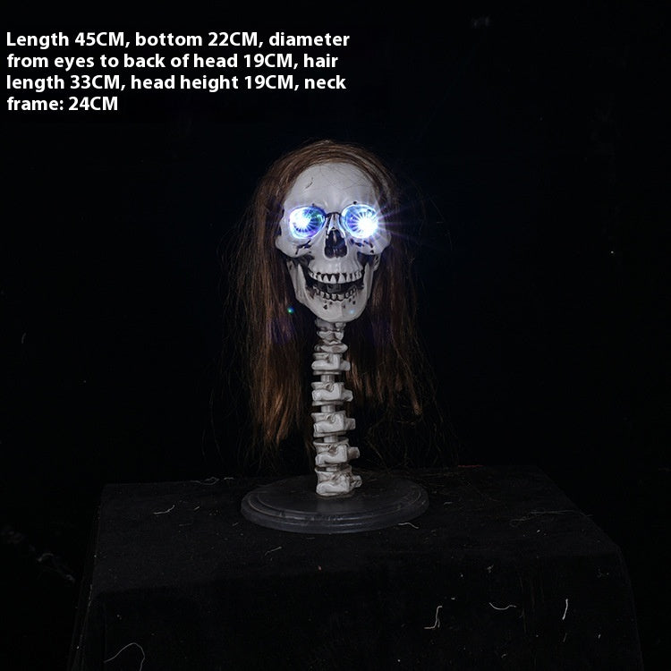 Halloween Props Bar Haunted House Decoration Skull Tomb
